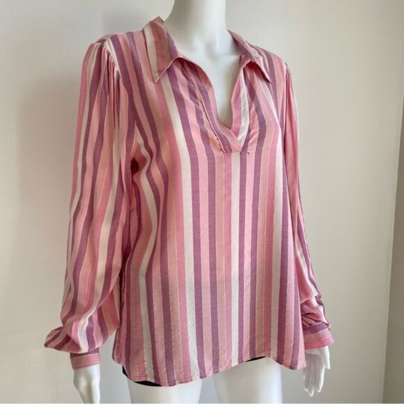 Self Contrast Ava Blouse - M - Picture 3 of 8